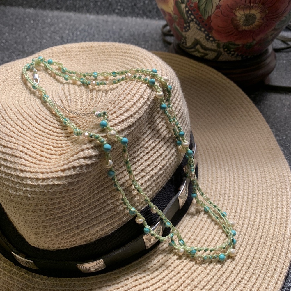 Boho Handmade Wrap/Necklace - Picture 4 of 6
